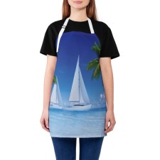 Apron kitchen with a photo print 