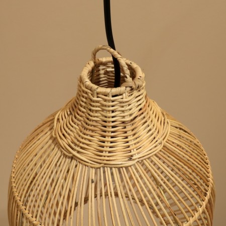 Ceiling Lamp from Rotan "Yusuf" 1x120W, E27, 30x30x30 cm-3