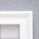 Photo frame plastic L-6 10x15 cm, white (plastic screen)