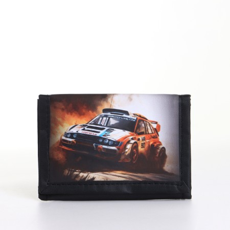 Children's wallet on Velcro "chosen", black color
