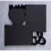 Photo frame plastic in 3 photos 11x11, 13x18 cm "Birds on a branch" Black 29x29 cm