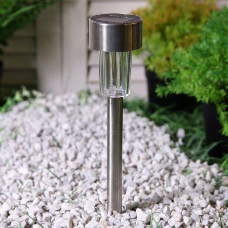 Garden lamp on the solar battery "Cylinder", 5.5 × 35 × 5.5 cm, 1 LED, glow white-2