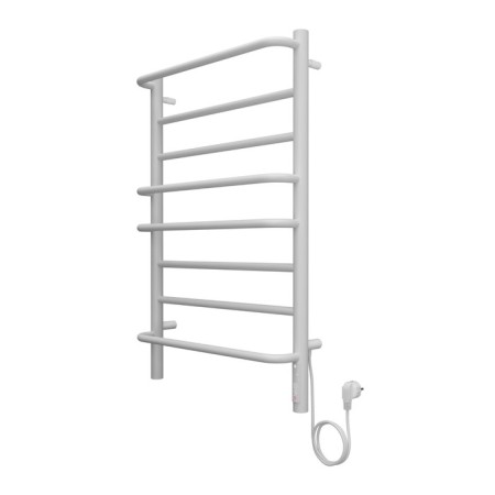 Terminus heated towel rail "Euromix" P8, 500x800 mm, on the right, white matte-1