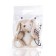 Soft Gulliver toy "Bunny Vyslowry", beige color, 20 cm