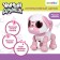 Robot Dog “Smart friend”, interactive: with sound recording, light, sound, sensory, musical, batteries, pink