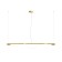 Suspension lamp Maytoni Mod166PL-L20G3K, LED, 21W, 180x18 cm, 910lm, Color Gold