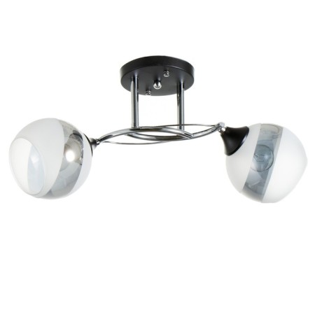 Svetogor chandelier 5861/2 2x60W E27 Black/Chrome-1
