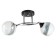 Svetogor chandelier 5861/2 2x60W E27 Black/Chrome