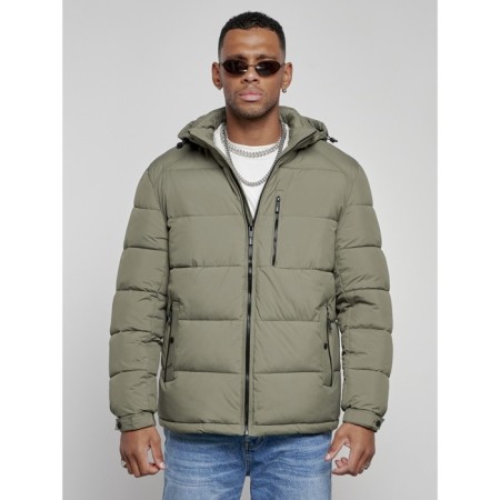 Sports male winter, size 58, khaki color-6