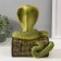 New Year's figure "Cobra on the chest" 20 x17 x 12 cm.