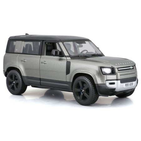BBURAGO LAND Rover Defender 110 2022, Die-Cast, 1:24, Gray color-12