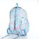School backpack from textiles 2 of the lightning department, 4 pockets, blue color