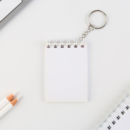 Key keychain notebook "Invisible cheat sheet", 5.5 x 7.5 cm-4
