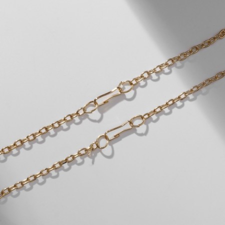 Kulons "Uzolnutor" fangs, the color of black and blue in gold, 45 cm-2