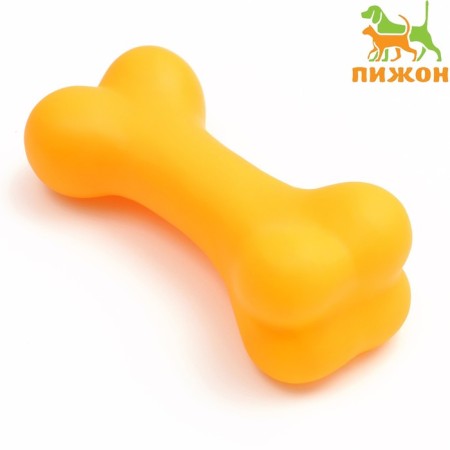 The squeak of "Bolshoi bone" for dogs, 18 cm, orange