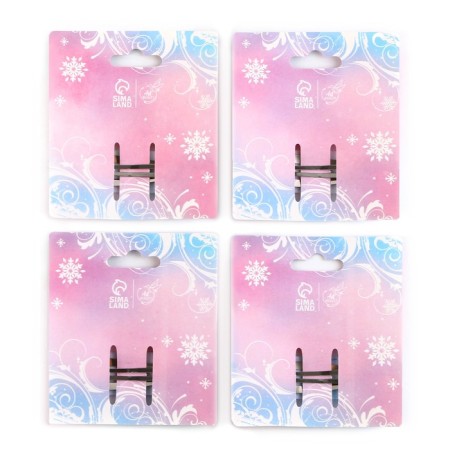 Hair hair clip "New Year Mix", 5.3 x 1.8 cm-9