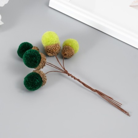 Flowers for decorating "Clat" green 1 bouquet = 6 branches d = 2 cm 11 cm-1