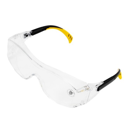 Protective glasses Denzel 89201, polycarbonate, open type, increased transparent lens