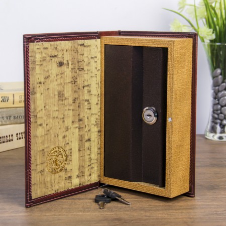 Safe-book wood "Noble nest" 21x13x5 cm-1