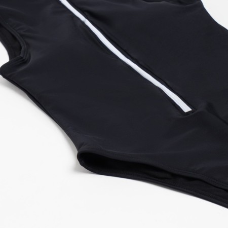 Swimsuit Women's Asset Minaku with a zipper, black color, size 42-6