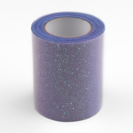 Fatin with glitter "Rainbow", 7.5 cm, 11 ± 1 g/sq.m, 9 ± 0.5 m, blue color No. 4-2