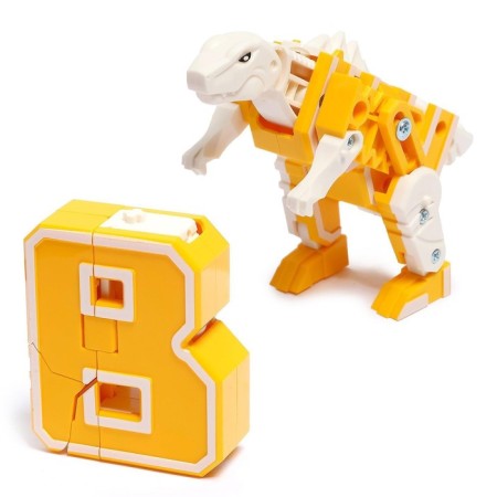 Dino-Bukva robot, transforms into a dinosaur, mix-4