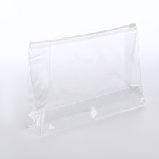Cosmetic bag with a zip-gl.
