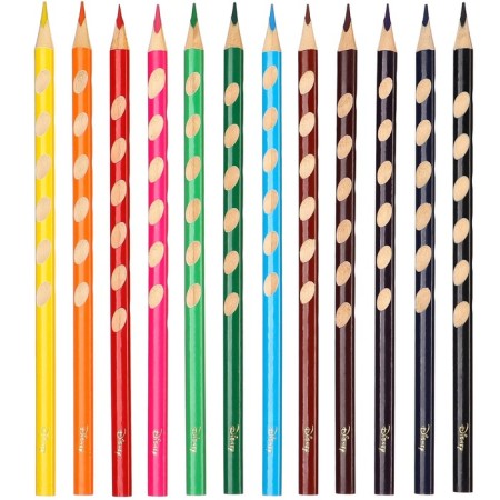 Colored pencils, 12 colors, trihedral, cold heart-3