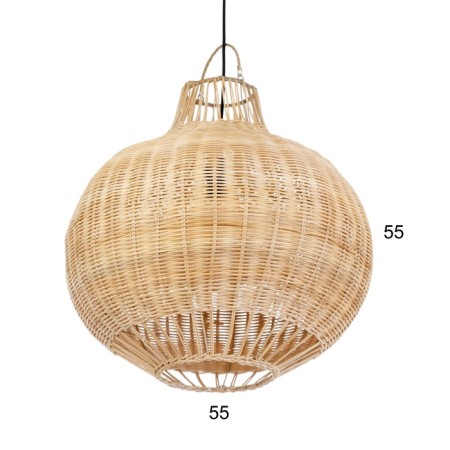 Lamp ceiling from the rattan "William" 1x120W, E27, 50x50x50 cm-1