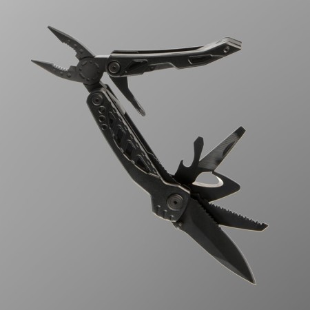Multitul 11V1 with pliers in a case, black
