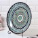 Largan Rishtan ceramics "Patterns", 31 cm, blue