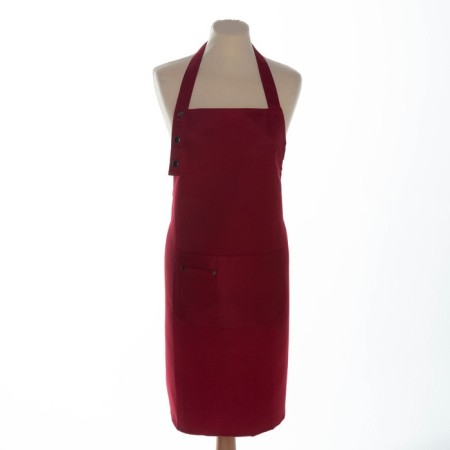 Apron Ethel "Style" color red 70 x80cm, 80% p/e, 20% cotton-4