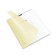 Notebook 96 sheets Erichkrause Coverpro Pastel Classic, Plastic Cover, OFSET BOLK, 100%Whiteness, Yellow