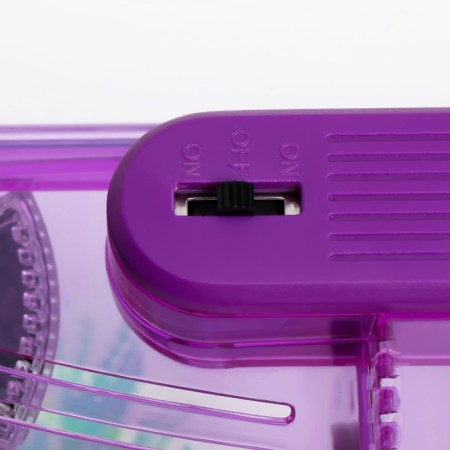 Aquarium set is three -section, with LED backlight, 2.55 liters, purple-3