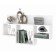 Largo regiment 013, wall, hinged, 900x150x500, white