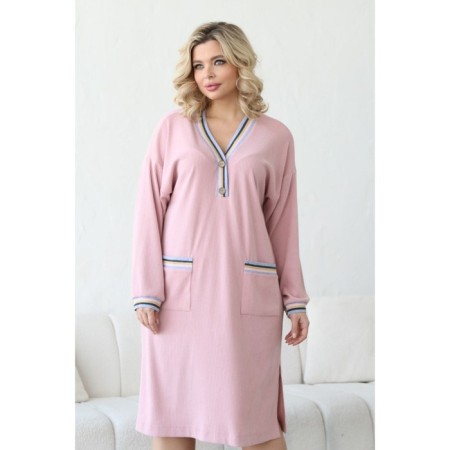 Women's dress, size 58, pink color-16