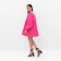 Women's dress MIST with voluminous sleeves, fuchsia, p.40-42