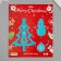 Stick phosphorus plastic "Christmas tree and snowman" set 3 pcs 28.5x23.5 cm