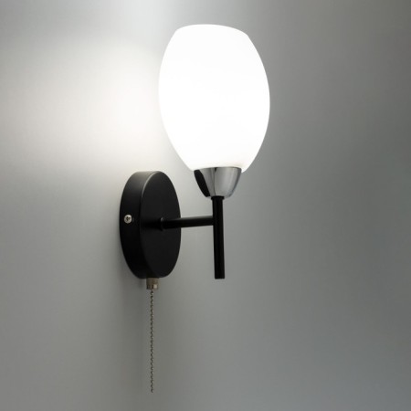 Sconces Citilux "Florida" CL148315, 15x23.5 cm, 1x60W, E14, Black Color Black-8