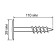 Dowel "Tundra Krep", for thermal insulation, screw, 28x110 mm, 50 pcs