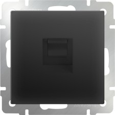 Розетка Ethernet RJ-45  WL08-RJ-45, цвет черный