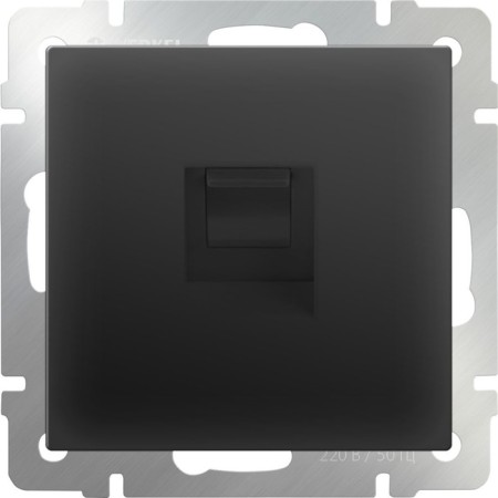 Ethernet RJ-45 WL08-RJ-45 socket, black color