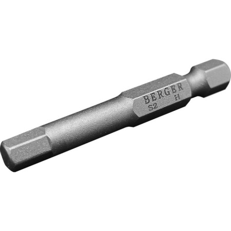 Magnetic bits Berger BG2406, HEX5x50 mm, 2 pcs., S2