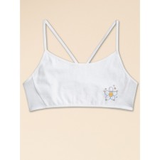 T -shirt for girls, height 128 cm, milk color