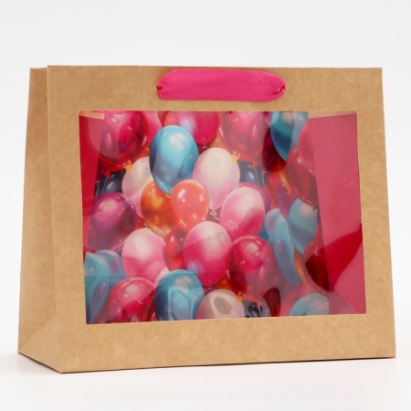 PVC PACT WINDER, "Festive balls", 24 x 11 x 20 cm