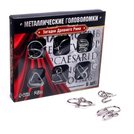Metal puzzle “Riddles of Ancient Rome”, a set of 6 pcs.-5