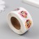 Stick Paper "Cute owl" d = 2.5 cm 500 pcs in a roll 3x6.5x6.5 cm
