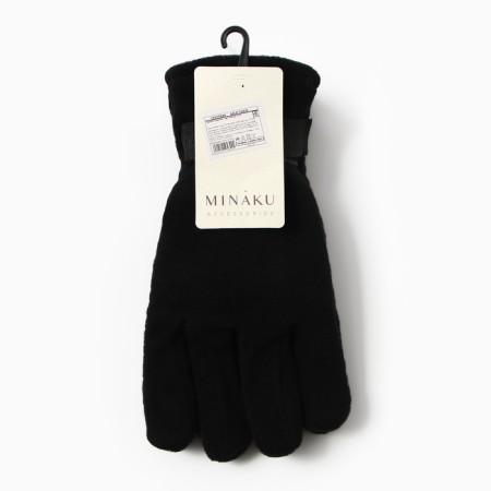 Men's gloves minku, black color, 25 cm-3