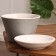 Flower pot "Trento" Gray relief 1.4 liters