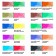 Flomasters bilateral 20 colors Brauberg Premium Bi-Color, 10 pieces, thickened, ventilated cap